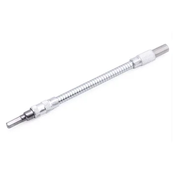 

1/4" Hex Flexible Hose Screwdriver Extension Bit Flex Socket Holder Adapter 20cm