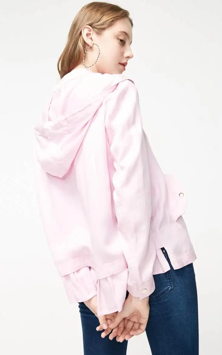 Vero Moda Женское пальто с капюшоном и оборками | 319117508