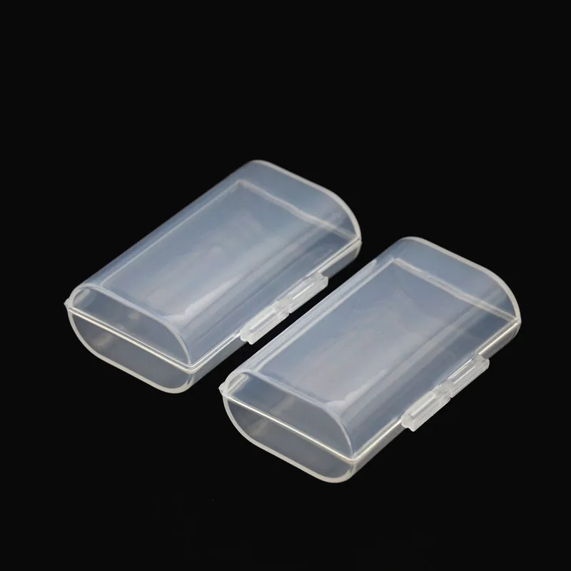 

2 X 1.5V AA Battery Holder Storage Case Box 2 Slots AA 2A 3V Batteries Holder Box Cover Transparent