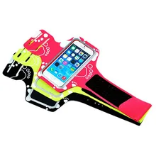 Стиль Спорт на открытом воздухе бег Водонепроницаемый ультра-тонкий лайкра напряжение-следы нарукавник неопрен Apple мобильный телефон нарукавник