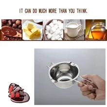 Нержавеющая сталь шоколадное масло Milt расплава чаша с длинной ручкой DIY Приготовление выпечки Десерт выпечка кондитерские изделия кухонный инструмент