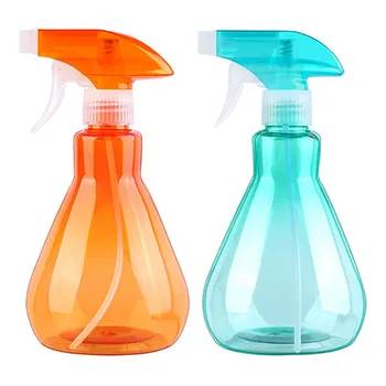 

2 pcs Portable 500ml Plastic Spray Bottle Transparent Cleaning Gardening Atomizer Pot Fine Mist Sprayer Bottles Hair Tools