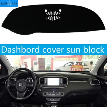

For kia sorento 2015 2016 2017 2018 Dashboard Cover Sun Shade Non-slip Dash Mat Pad Carpet Car Stickers Interior Accessories