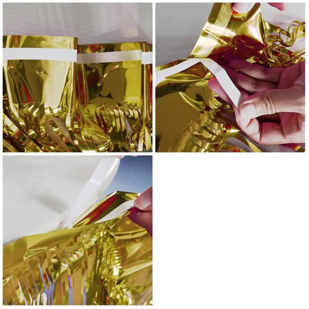 7 цветов вечерние юбки с бахромой для стола блестки из фольги металлик тюль пачка