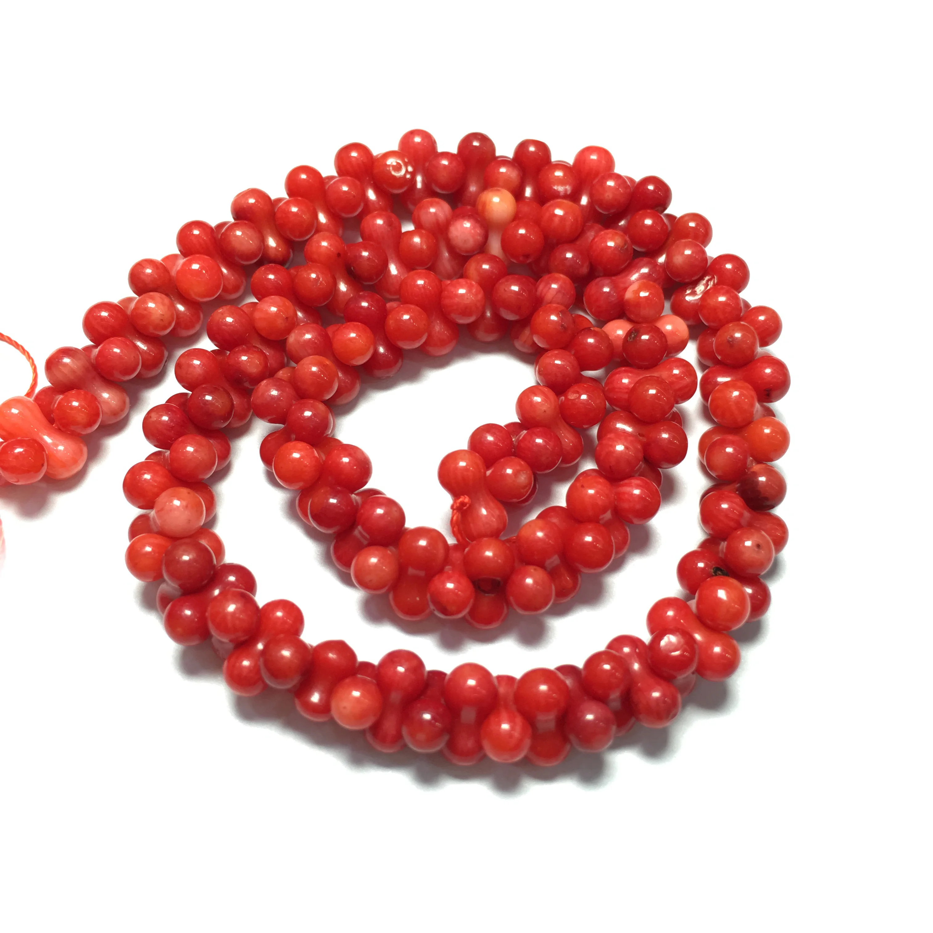 

100% Natural coral Bead Peanut Shape Small Hole Beads for Women Jewelry Making DIY Necklace Bracelet Accessories 15inch