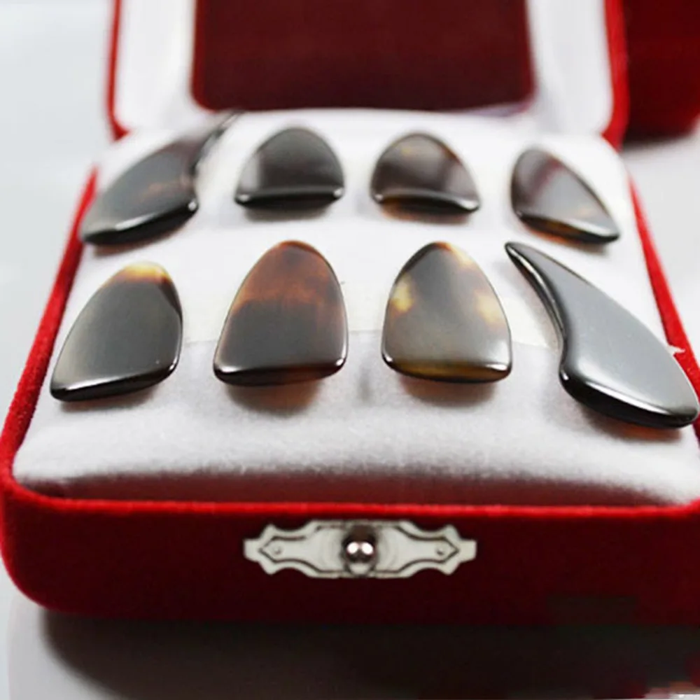 

Pure natural high-grade nail Natural Nails Zither For Beginners To Practice Finger Picks Zither Accessories Drop Shipping