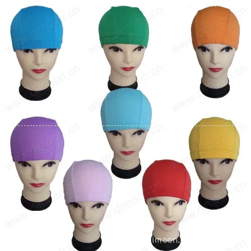 Swimming Cap Currently Available Shipment Single Individual Package Swimming Cap Size Multi-Specification Multi-color Cloth Swim