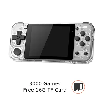 

Q90 Handheld Game Player 3.0inch IPS HD Screen Retro Video Game Consoles Rechargeable with 16GB TF Card Support Music Playing