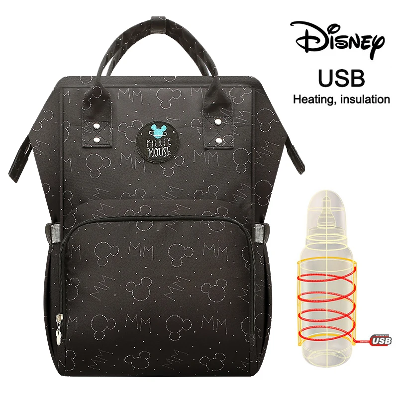 

Disney Fashion Mummy Maternity Nappy Bag Large Capacity Nappy Bag Travel Backpack Nursing Bag for Baby Care Women's Fashion Bag
