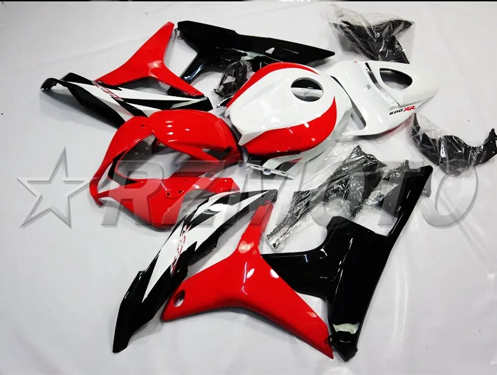 

Injection Mold New ABS Motorcycle bike Full Fairing Kit 100% Fit For Honda CBR600RR 07 08 F5 2007 2008 Fairings black white red