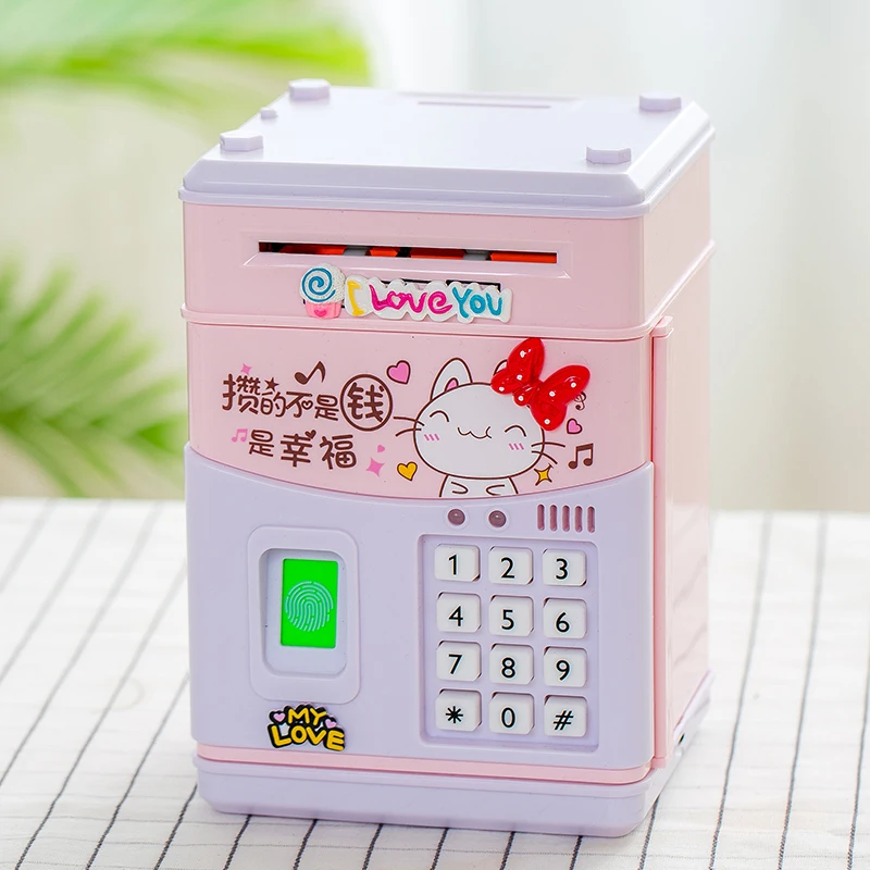 

Creative Toy Car Piggy Bank Children's Electric Cartoon Money Box Birthday Gift Kids Dispensador De Monedas New 2019 GG50cq