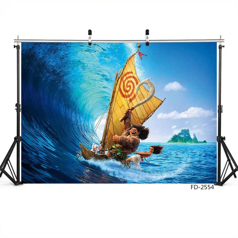 Surfing Sailboat Ocean Sky Backgrounds For Baby Shower Kid Birthday Party Decoration Photography Backdrops Photo Studio Props |
