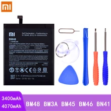 BM48 BM3A BM45 BM46 BN41 Батарея для Xiaomi mi Note 2 3 Red mi Note2 Note3 Note4 4X Замена литий-полимерный аккумулятор
