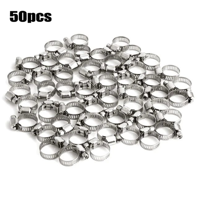 50Pcs Stainless Steel Clamps - Image 3