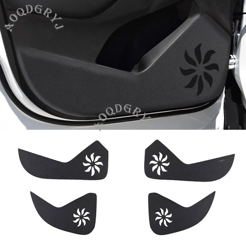 

For Chevrolet Equinox 2017 2018 leather Interior Protection Door Anti-kick pad 4pcs car styling