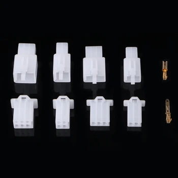 

40Sets Motorcycle Bike 2.8mm 2 3 4 6 Way Electrical Wire Connector Terminal Kit 449C