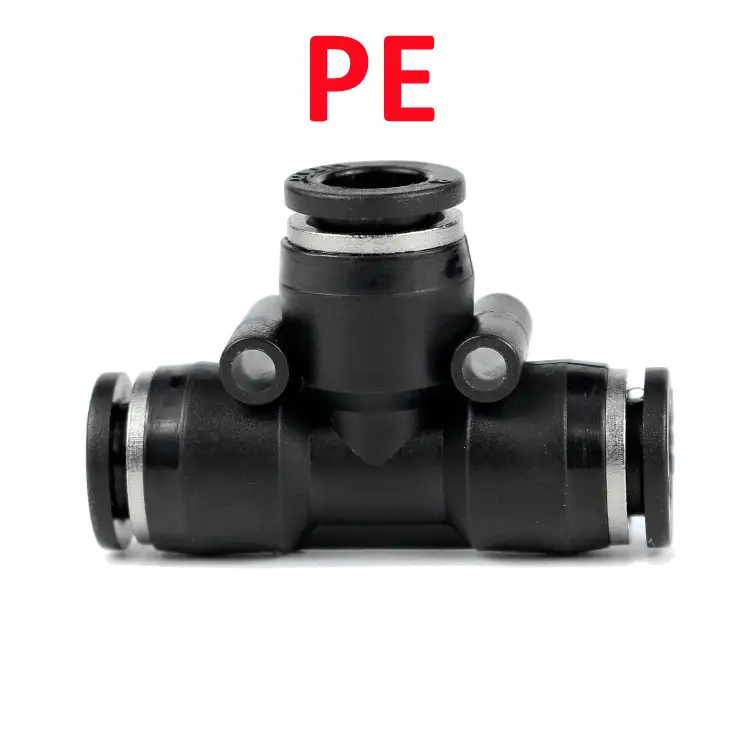 High Quality Black Pneumatic Fitting Pipe Connector Tube Air Quick Fittings 3/4/6/8/10/12/14/16mm PU PY PK PE PV SA HVFF  PZA PM - Image 11