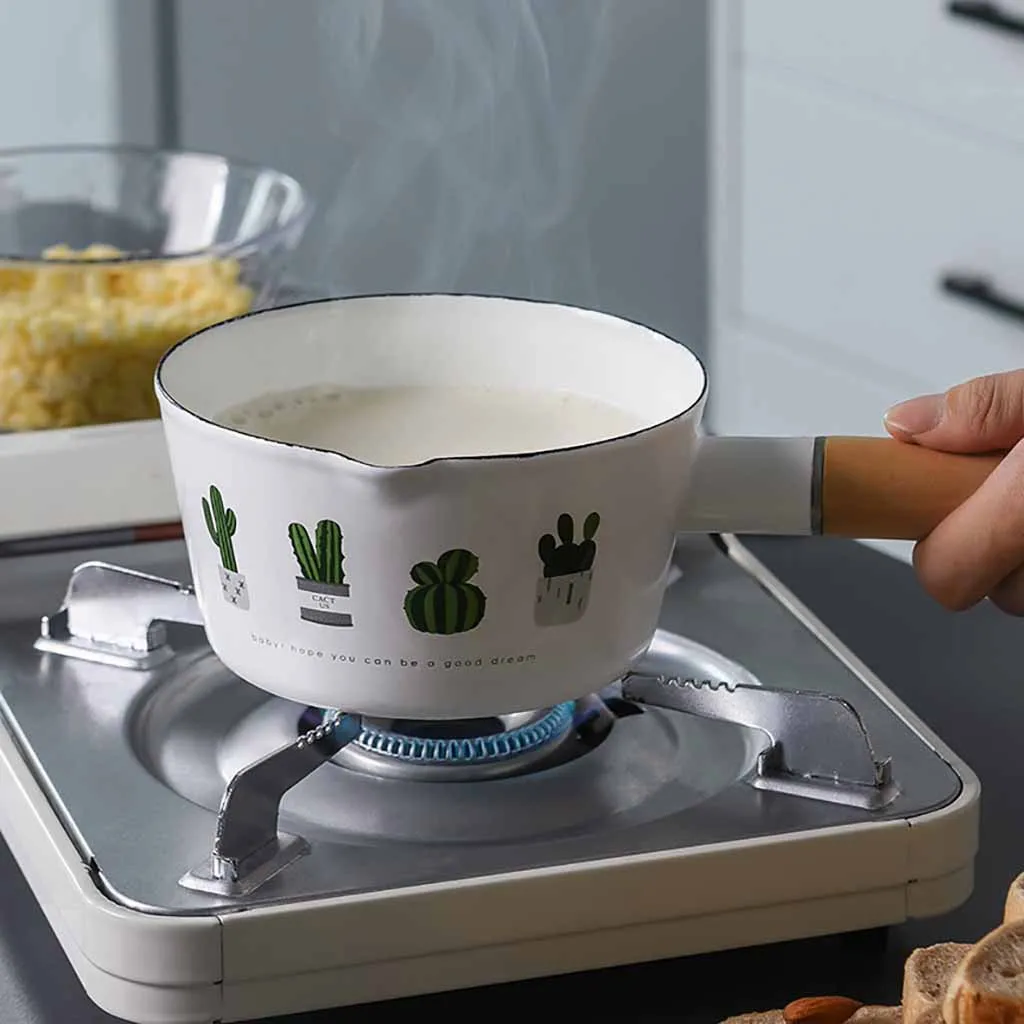 

2019 New Mini Milk Pan Saucepan Boiling Soup Pot Practical Non-stick Stockpot Cooking Pot #NN925