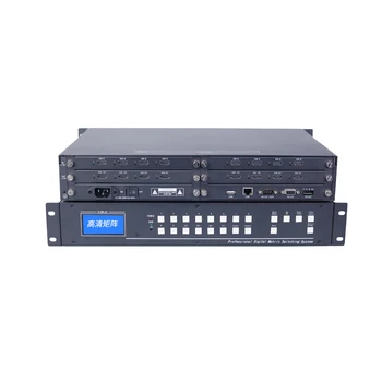 

8x8 HDMI Matrix Switch with Audio, Ethernet Web APP RS232 IR Switcher HDCP 1080P 4K Video Display Auto Loop Scene