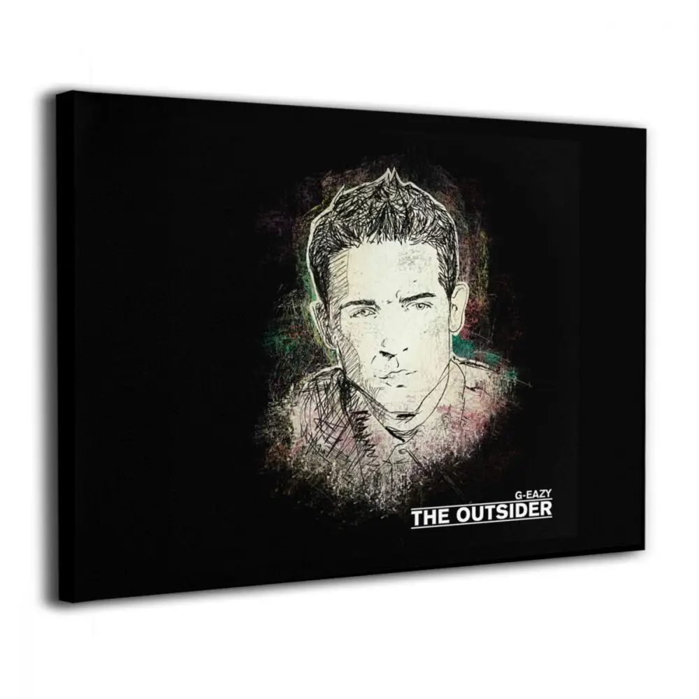 

G-Eazy The Outsider Abstract Canvas Print Wall Art For Bedroom Living Room Framed Decor Home Decor