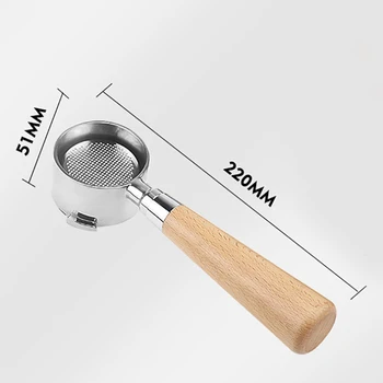 

Coffee Bottomless Portafilter for Delonghi EC680/EC685 Filter 51MM Replacement Filter Basket Coffee Accessories