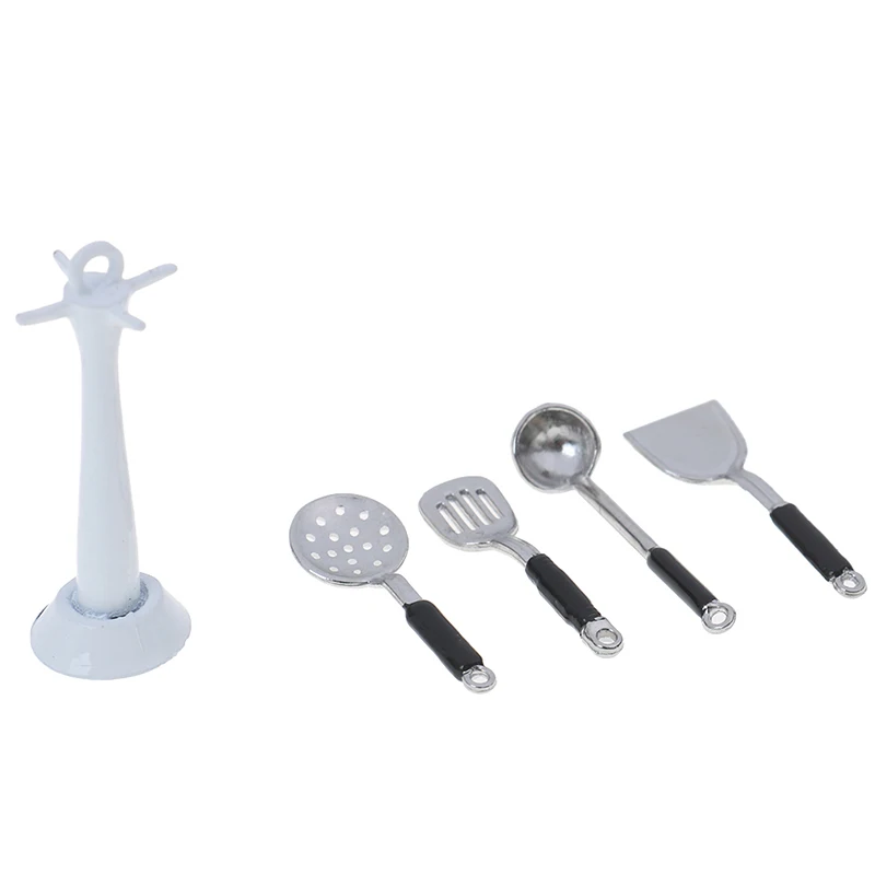 1:12 Doll House Miniature Dollhouse Spoon Shovel Cookware Model Cook Set 1:12 Kitchen Utensils DIY Dollhouse Accessories 5