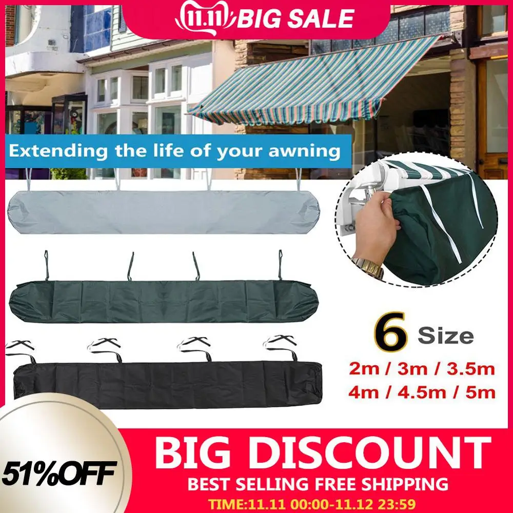 Funda protectora impermeable para toldo, bolsa de almacenamiento cuerda para jardín y Patio al aire libre, 1 piezas|Redes y toldos| - AliExpress