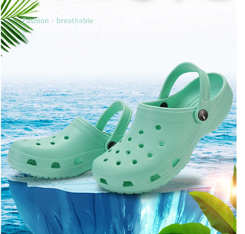 

Hot Sale Luxury Brand Clogs Women Sandals Crocse Shoe Croc EVA Lightweight Sandles Unisex Colorful Shoes for Summer Beach 2020