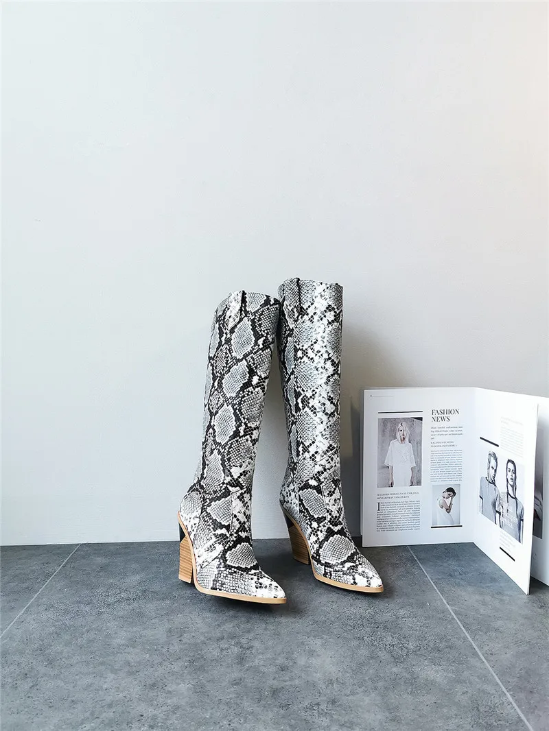 Prove Perfetto Rome Style Genuine Leather Women Knee-high Boots Sexy Night-club Boots Female High Heel Leather Pointed Toe Boots