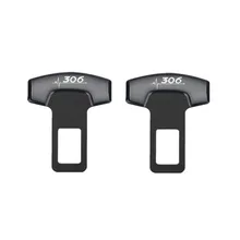 Для peugeot 306, аксессуары, автомобильный ремень, пряжки, пояс безопасности, сигнализация, заглушка, 2 шт