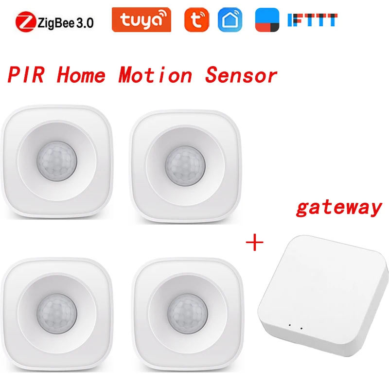 Смарт-Tuya Zigbee3.0 тела Сенсор с подставка для ног при обнаружении движения Tuya