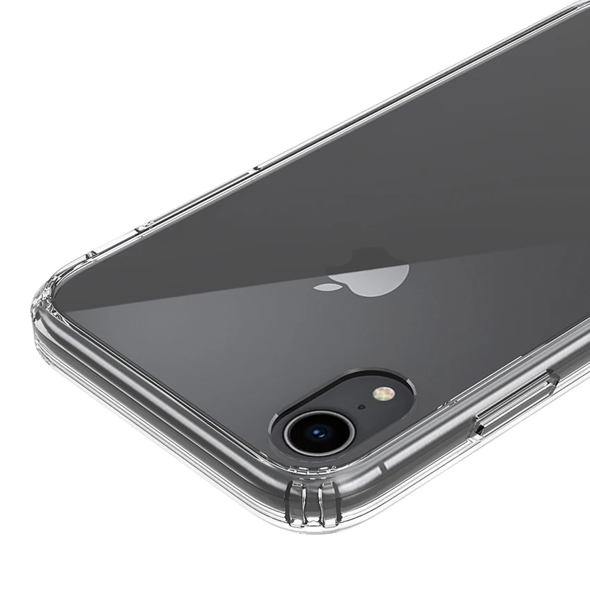Crystal Clear Shockproof Silicone Case – Durable Hard Back Smartphone Cover