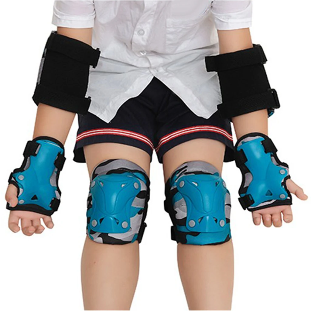 Kids Child Skating Scooter Protective Gear Knee Elbow Hand Pads Set Elbow & Knee Pads Sports Safety for Outdoor Sports 