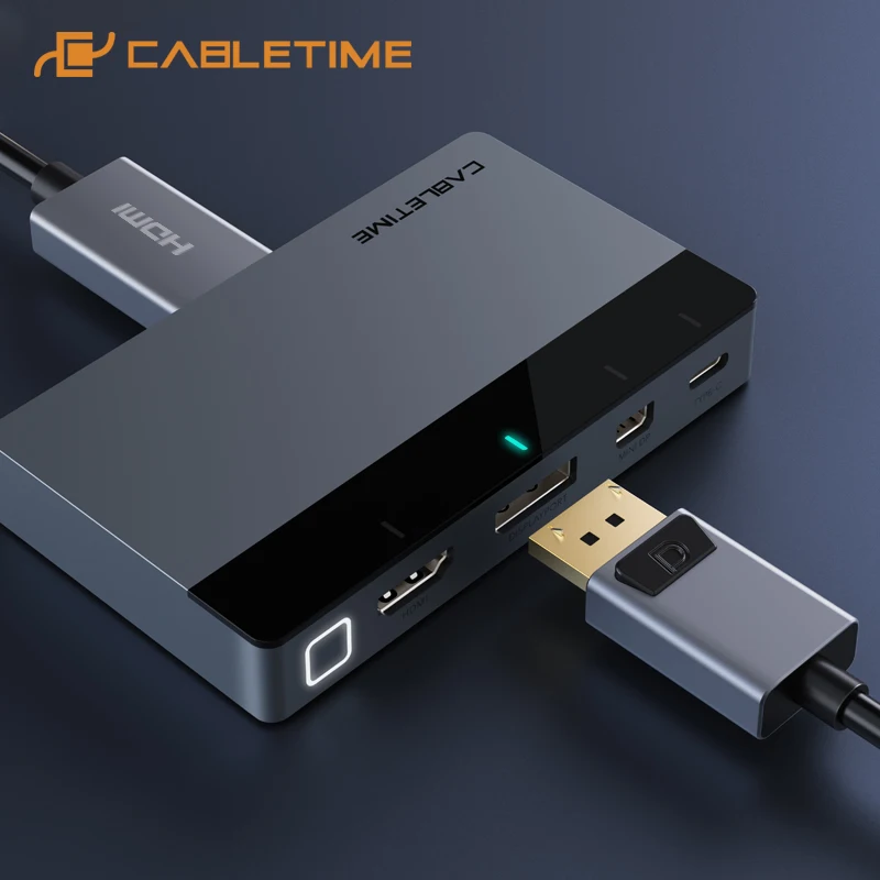 cabletime-proiettore-wireless-4-in-1-switcher-luce-hub-4k-60hzmini-dp-compatibile-hdmi-per-pc-laptop-switcher-hdmi-lenovo-c370