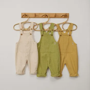 

2020 New Spring Boys Overalls Fashion Girls Jumpsuit Children Casual Trousers Kids Pants Baby Girl Overalls
