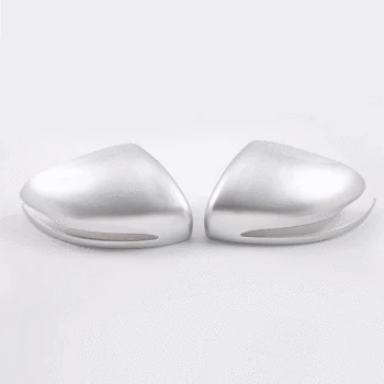

For Mercedes-Benz G-Class 2019-2020 2pcs Rearview Mirror Cover ABS Silver Car Accessories