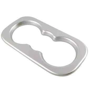 

Auto Accessory Chrome Matte Rear Central Water Cup Holder Frame Cover Trim for Renault Koleos 2017 2018 2019 / ABS