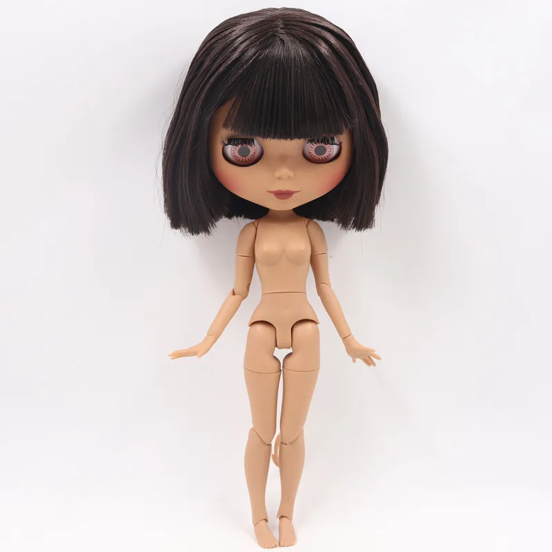 ICY Nude Blyth Custom Кукла № BL0321 коричневые короткие волосы 1/6 bjd, pullip, licca, jerryberry
