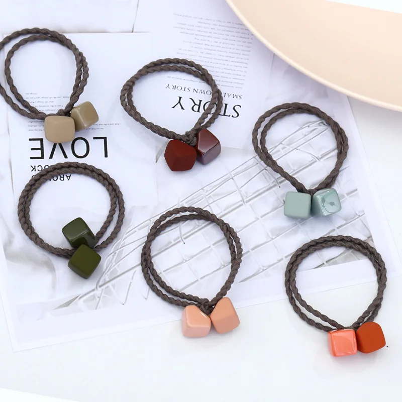 

Fashion 1pcs Scrunchie Women Elastic Hair Bands Bagel for Hair Ponytail Hair Rubber Bands Girls Cute Scrunchie Hair Accessories