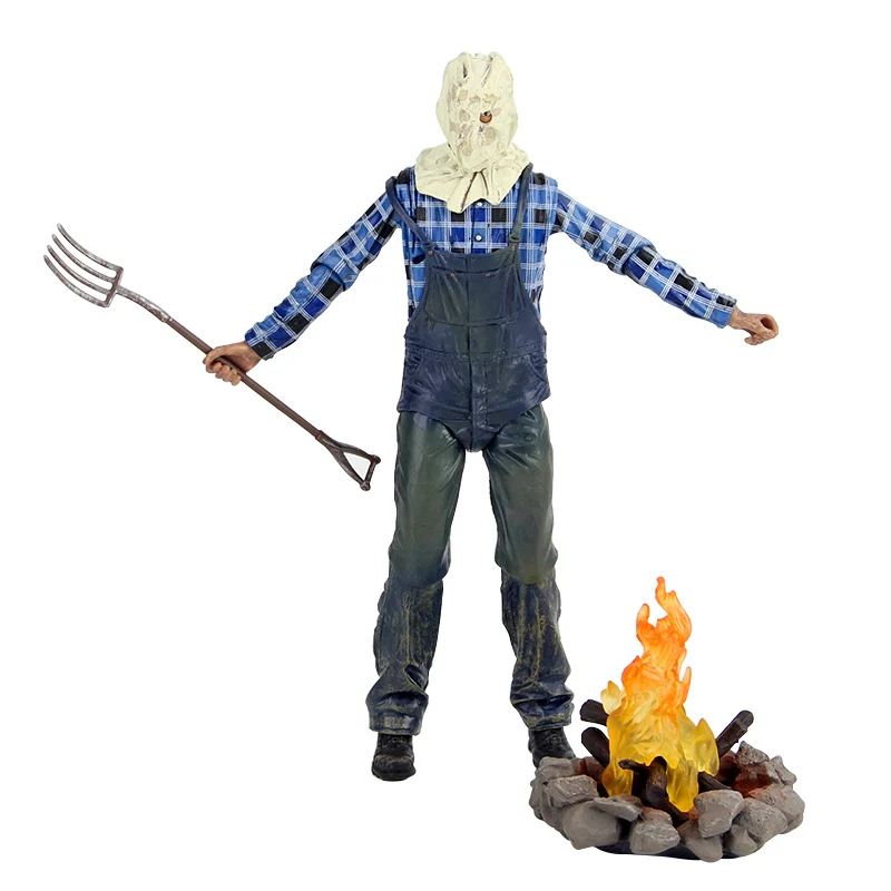 NECA Friday The 13th Jason Lives Pamela Voorhees экшн фигурка финальная голова Джейсон 3D маска топор меч нож ужас модель игрушки - Цвет: C in Bag