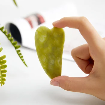 

Natural Jade Scraping Board Facial Eye Massage Face-Lift Skin Rejuvenation Beauty gua sha Massage Tool For Face
