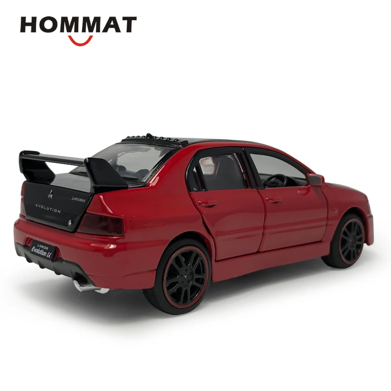 HOMMAT 1:32 весы Mitsubishi Lancer Evolution EVO IX Литые металлические Литые игрушечные транспортные средства модель автомобиля Детские игрушки для мальчиков Детский подарок