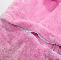 HKSNG Adult Pink Onesie Kigurumi Pajamas Flannel Cartoon Halloween Party Jumpsuits Pyjamas Suit Zipper Outfit Panther - Image 5