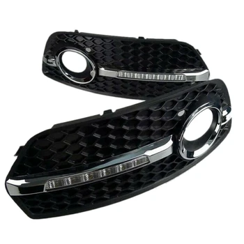 

for A udi Q5 2009-2012 White LED Daytime Running Lights DRL Front Fog Lamps 1Pair