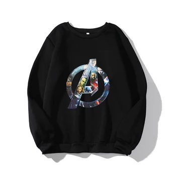 

100% brand new European and American moviesstreetwear Print Fleece Hoodie Winter Harajuku Hip Hop Casual Sweat Street