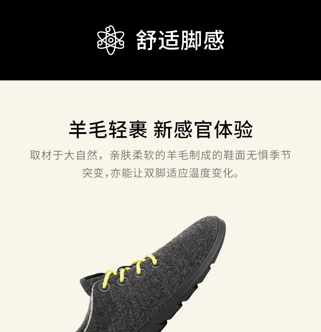 Новинка Xiaomi Mijia Youpin Seven-Face Мужская цельная Удобная шерстяная обувь(серия Uni) шерстяная ткань легкая подушка