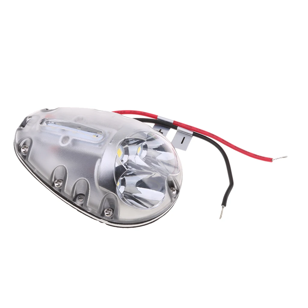 6300K 315LM LED Boat Marine Bow Docking Lights Surface Mount 12V