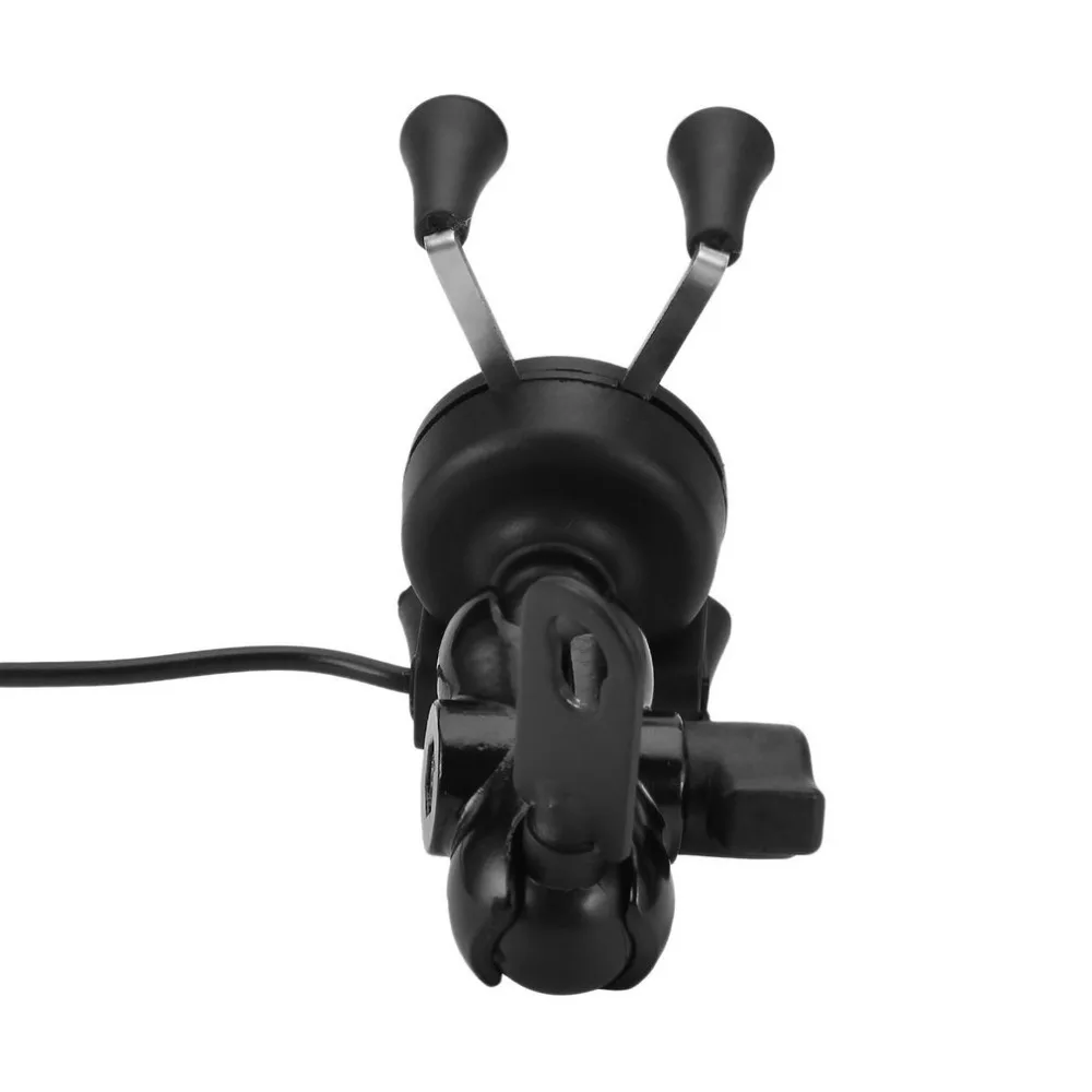 Универсальный X-shape Grip металлический+ пластиковый мотоциклетный держатель для сотового телефона Универсальный навигационный держатель с USB зарядным устройством горячая распродажа