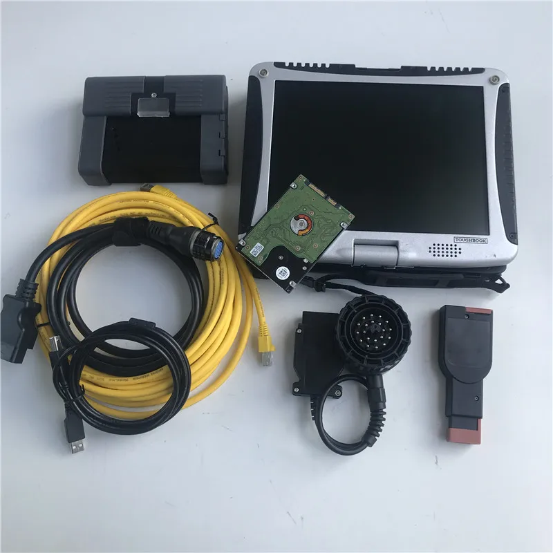 

2019.09v HDD For BMW ICOM A2 B C with laptop CF-19 toughbook Diagnostic & Programming Tool for bmw icom a2 WIN7 System