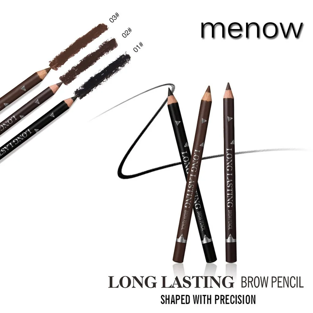 Makeup Menow Подушечка для бровей Водостойкая Подводка глаз и Карандаш Макияж